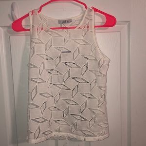 Lola white tank top